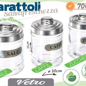 barattoli sale pepe zucchero