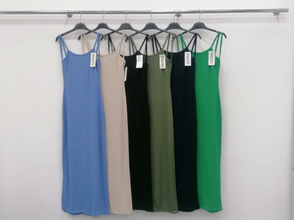 vestito lungo elastico