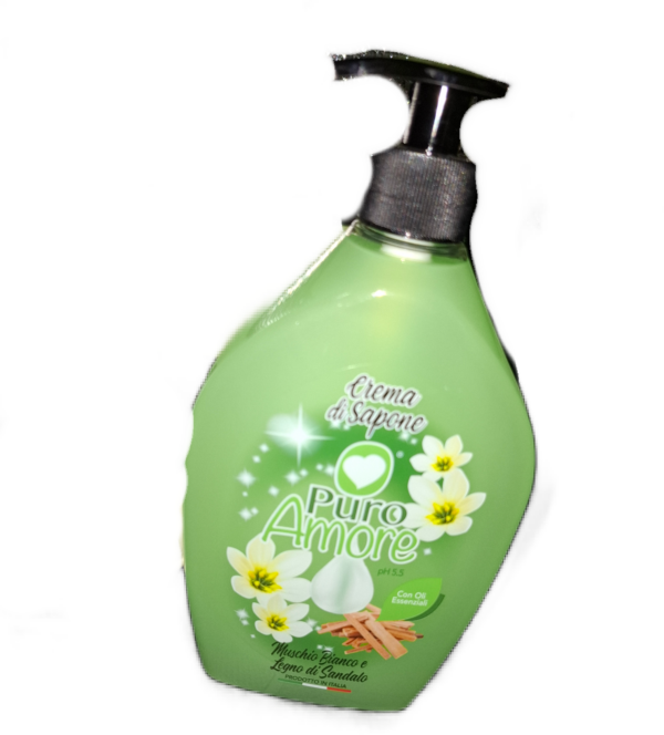 sapone amore puro muschio bianco