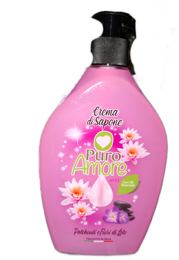 sapone amore puro fiori di loto