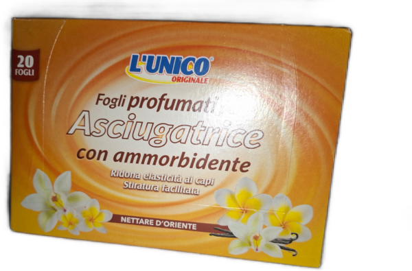 fogli ammorbidente asciugatrice nettare d oriente