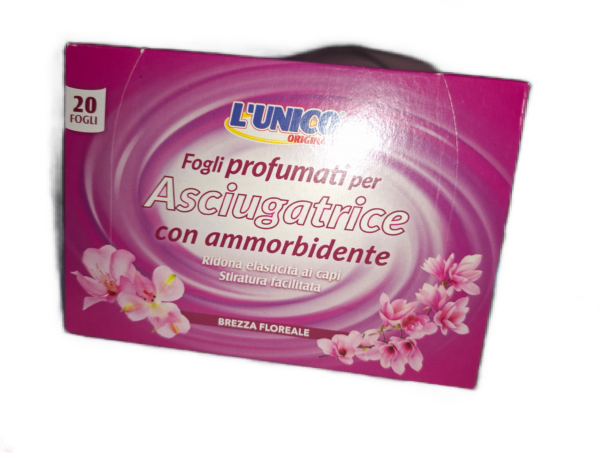 fogli ammorbidente asciugatrice brezza floreale